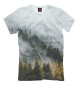 Мужская футболка Туман в горах