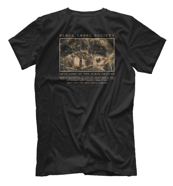 Футболка для мальчиков с изображением Zakk Wylde BLS Catacombs цвета Белый
