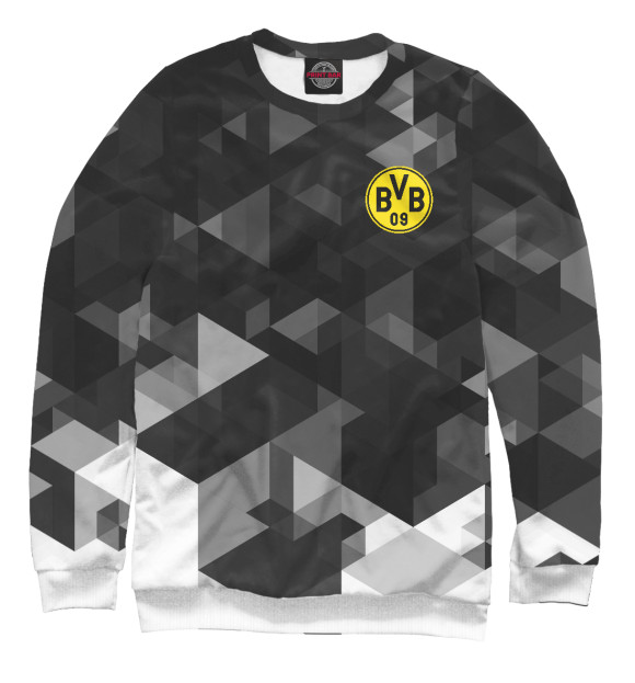 Свитшот для мальчиков с изображением Borussia Dortmund цвета Белый