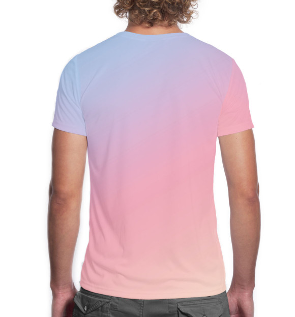 Мужская футболка с изображением Love Yourself цвета Белый