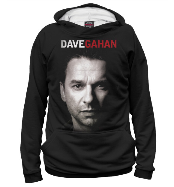 Женское худи с изображением Dave Gahan цвета Белый