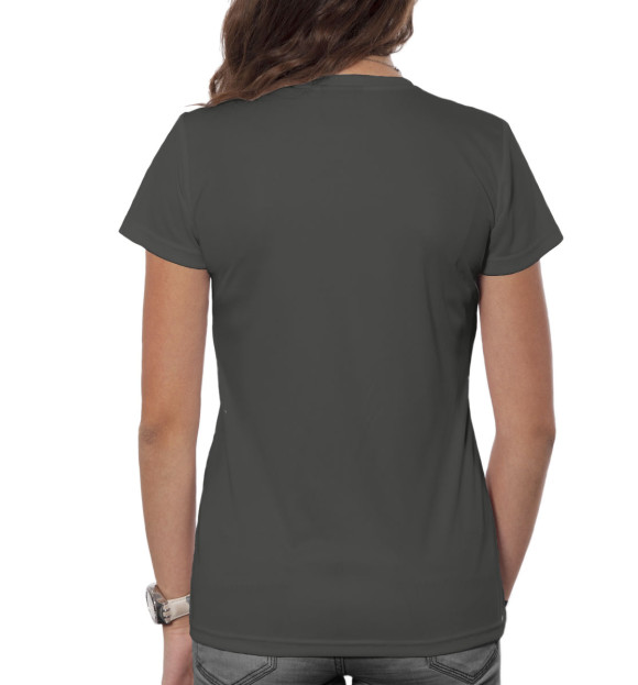 Женская футболка с изображением Тоторо цвета Белый