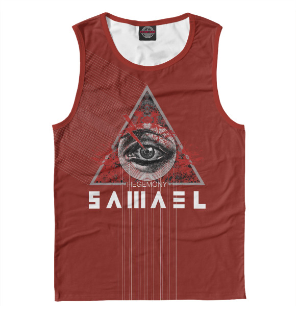 Майка для мальчика с притом Samael цвета Белый Майка для мальчика с изображением Samael цвета Белый