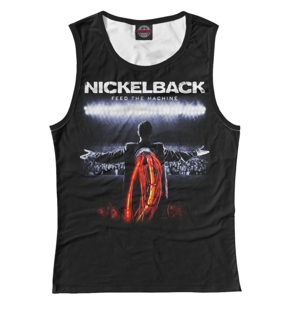 Майка для девочки с изображением Nickelback цвета Белый