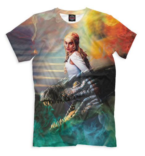

Футболки Print Bar, Молочно-белый, Дейнерис Таргариен