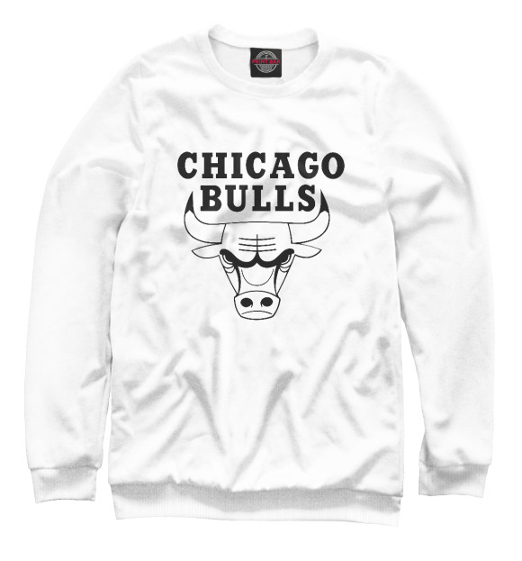 Свитшот для мальчиков с изображением Chicago Bulls цвета Белый