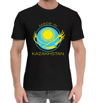 Хлопковая футболка для мальчиков Сделано в Казахстане