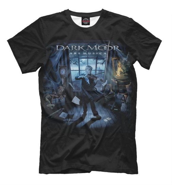 Футболка для мальчиков с изображением Darkmoor цвета Белый