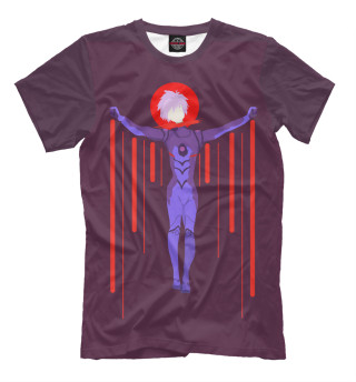 Мужская футболка NGE Kaworu Nagisa