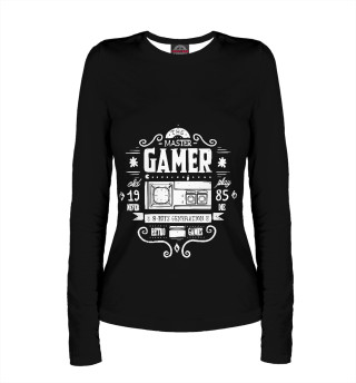 Женский лонгслив Gamer 8bit