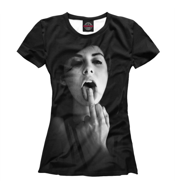 Футболка для девочек с изображением Trap girl цвета Белый