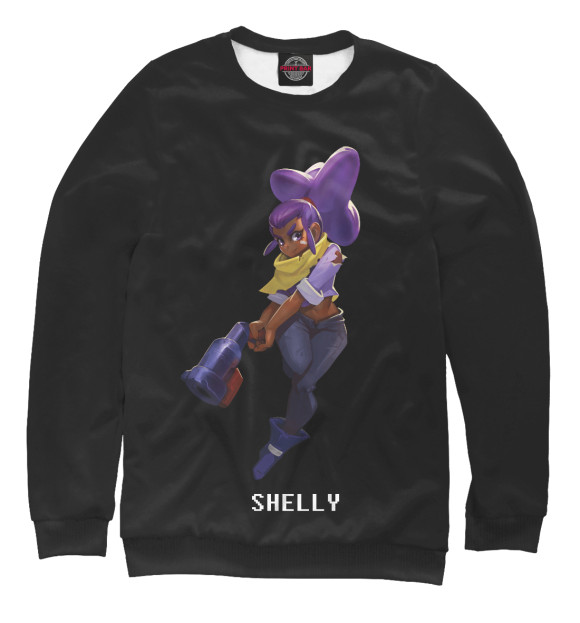Свитшот для девочек с изображением Shelly цвета Белый