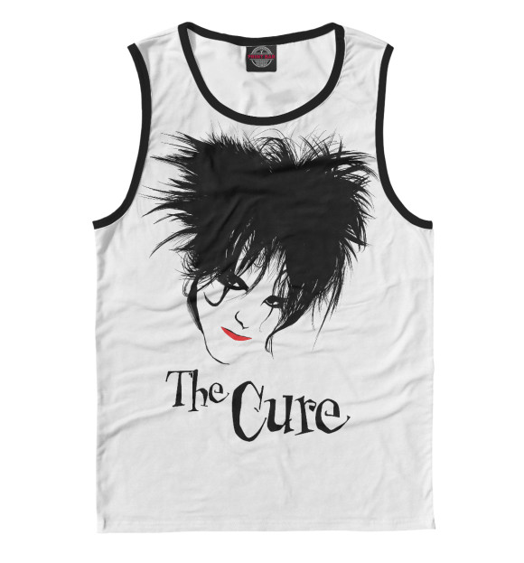 Мужская майка с изображением The Cure цвета Белый