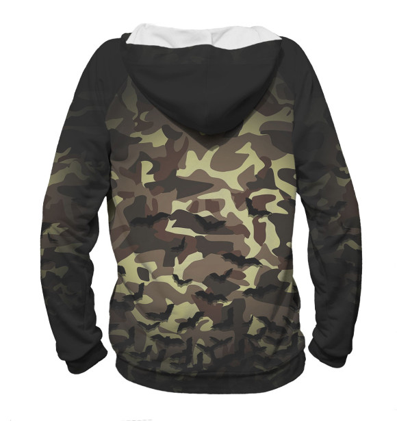 Мужское худи с изображением Военная разведка цвета Белый