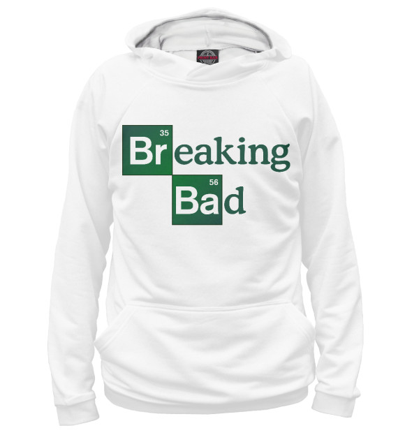 Худи для девочки с изображением Breaking bad цвета Белый