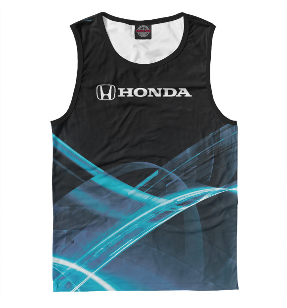 Майка для мальчика с изображением Honda цвета Белый