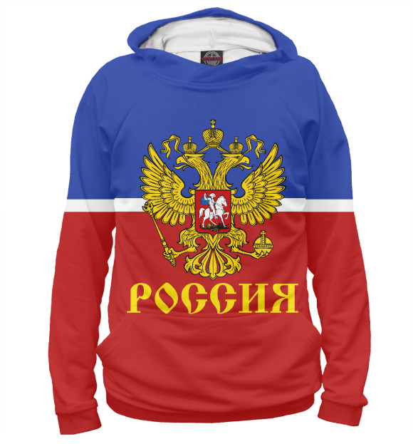 Женское худи с изображением Хоккей Униформа цвета Белый