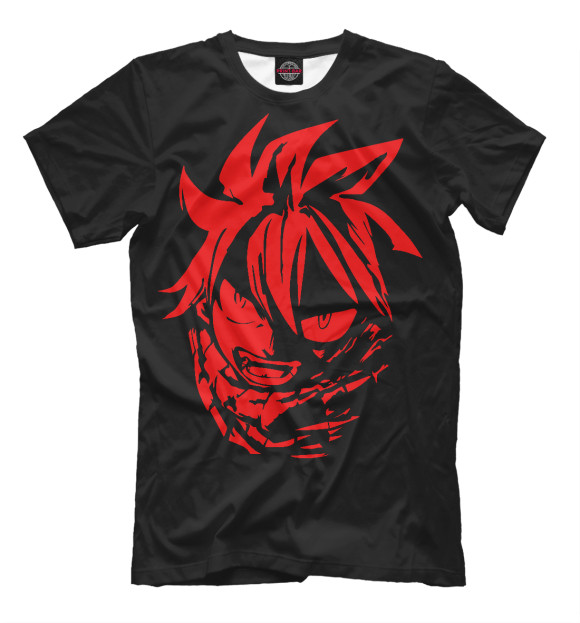 Мужская футболка с изображением Son Of Flame Dragon цвета Черный