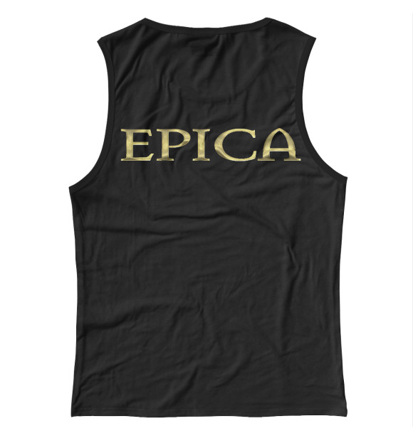 Майка для девочки с изображением EPICA цвета Белый