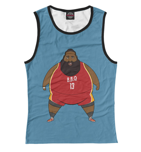 Майка для девочки с изображением James Harden цвета Белый