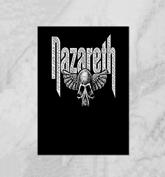 Плакат с изображением NAZARETH цвета Белый