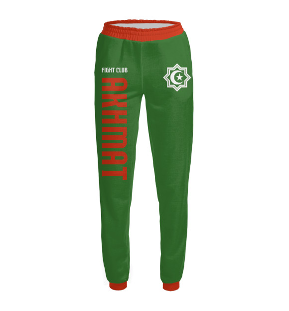 Женские спортивные штаны с изображением MMA Akhmat Fight Club Chechnya цвета Белый