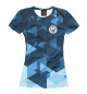 Женская футболка Manchester City Abstract