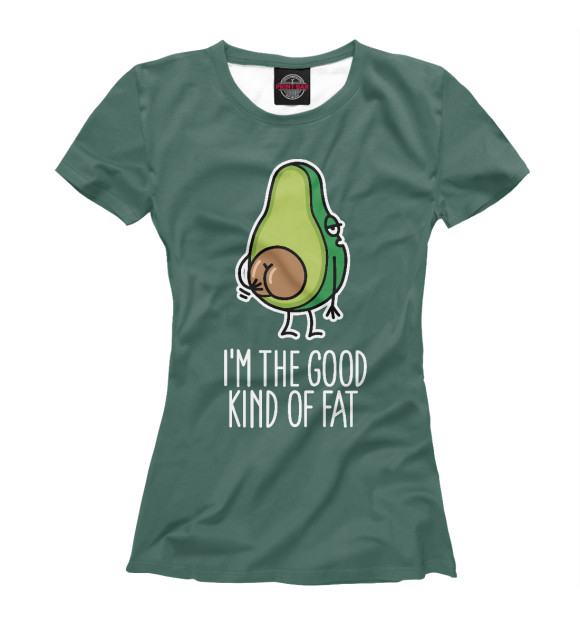Женская футболка с изображением Keep calm and go banana цвета Белый