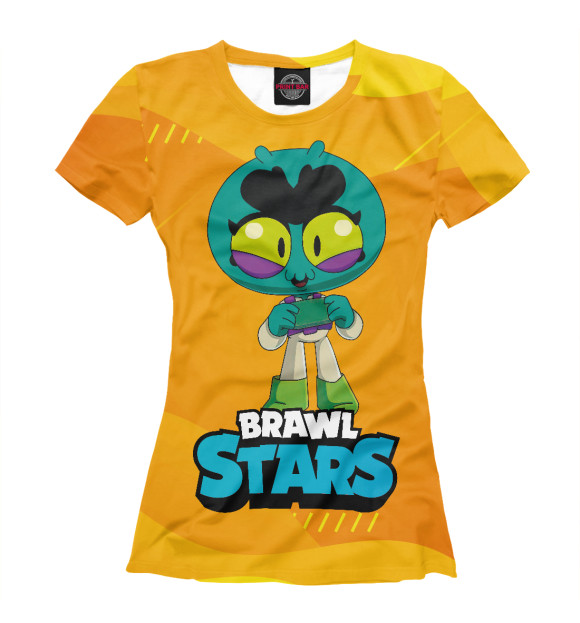 Женская футболка с изображением BrawlStars Eve Ева цвета Белый
