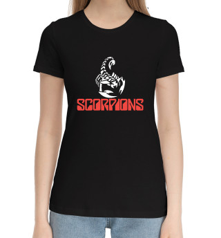 Хлопковая футболка для девочек Scorpions