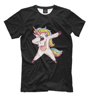 Мужская футболка Dab unicorn