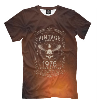 Футболка для мальчиков Vintage Born In 1976 Living