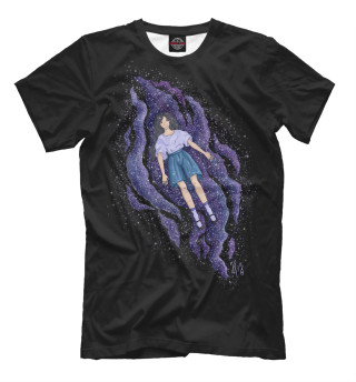 Мужская футболка Девочка из космического разлома
