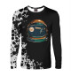 Мужской лонгслив Shirt astronaut helmet