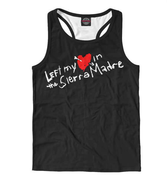 Мужская майка-борцовка с притом Fallout New Vegas цвета Белый Мужская майка-борцовка с изображением Fallout New Vegas цвета Белый