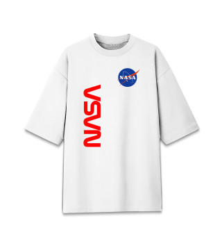 Футболка для девочек оверсайз NASA