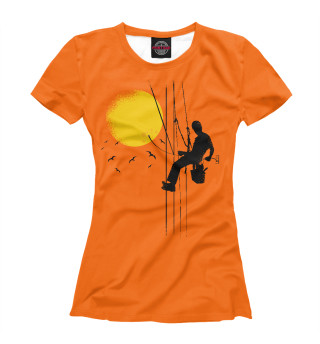Женская футболка Включение солнца