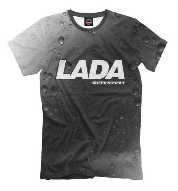 Футболка для мальчиков с изображением Lada | Autosport цвета Белый