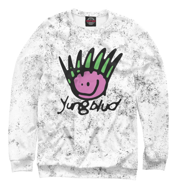 Свитшот для девочек с изображением Yungblud цвета Белый