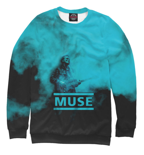 Свитшот для мальчиков с изображением Muse цвета Белый