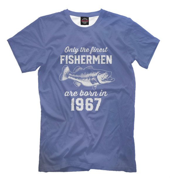 Мужская футболка с изображением Fishermen 1967 цвета Белый