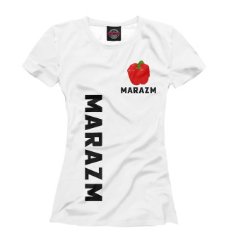 Женская футболка Маразм