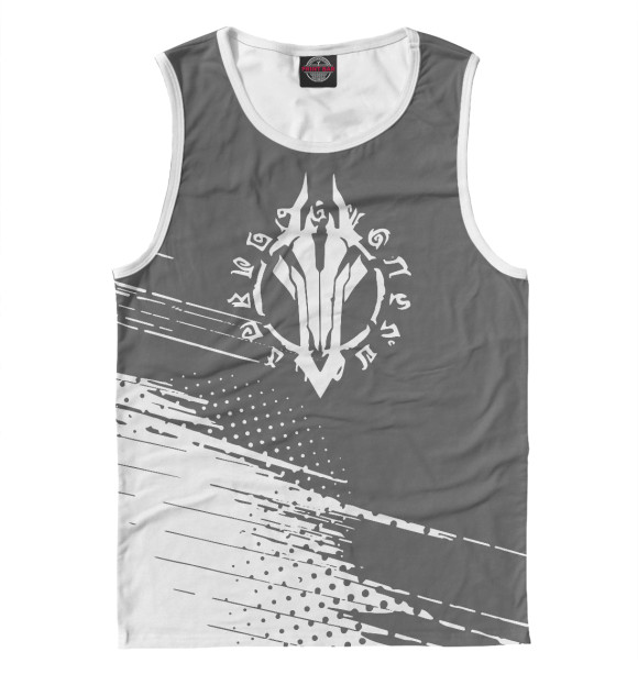 Мужская майка с изображением Darksiders цвета Белый