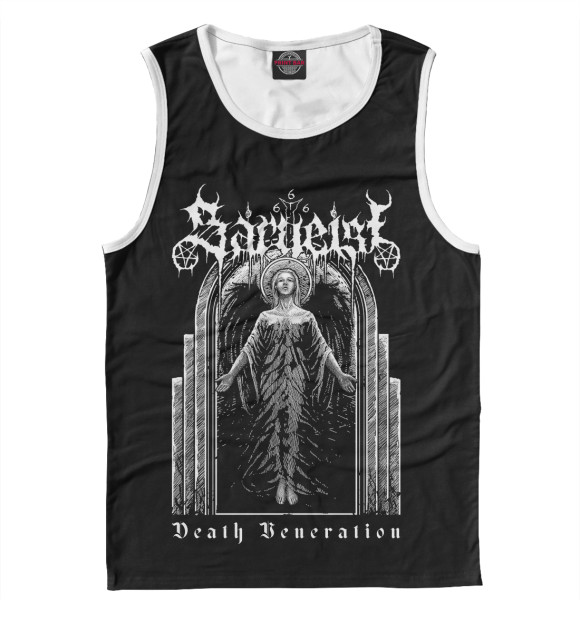 Майка для мальчика с изображением Sargeist цвета Белый