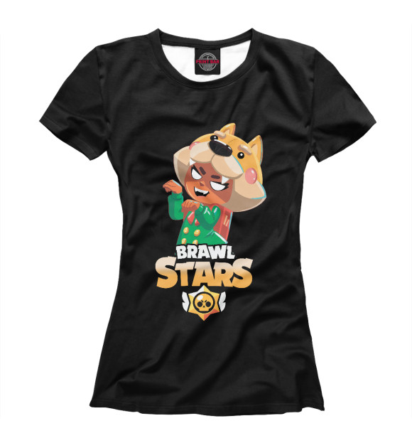 Женская футболка с изображением Brawl Stars NITA цвета Белый