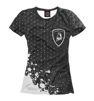 Женская футболка Ламборгини / Брызги