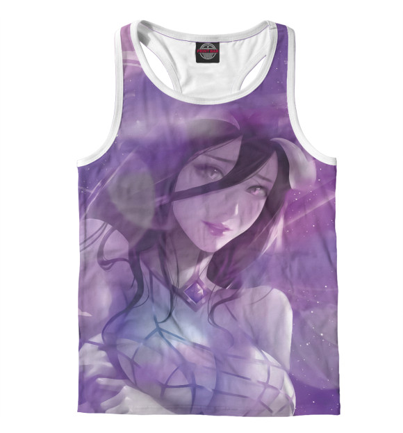 Мужская майка-борцовка с изображением Overlord цвета Белый