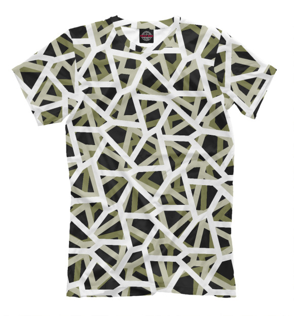 Футболка для мальчиков с изображением Anti Empty Olive Camo цвета Белый