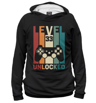 Худи для девочки Level 33 Unlocked