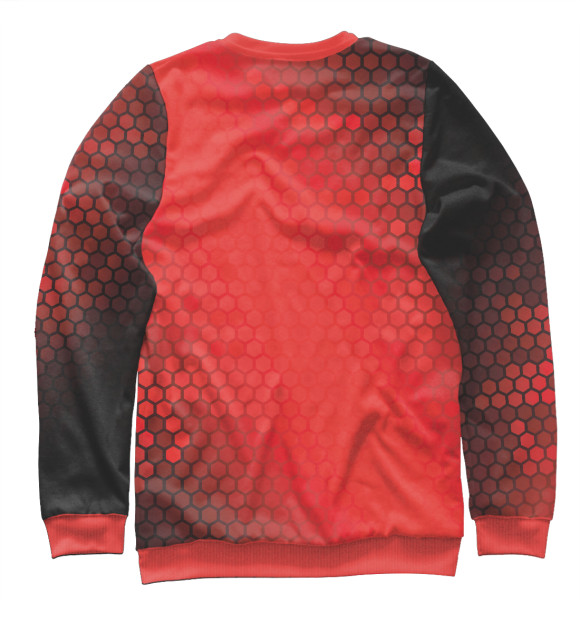 Мужской свитшот с изображением AC Milan / Милан цвета Белый